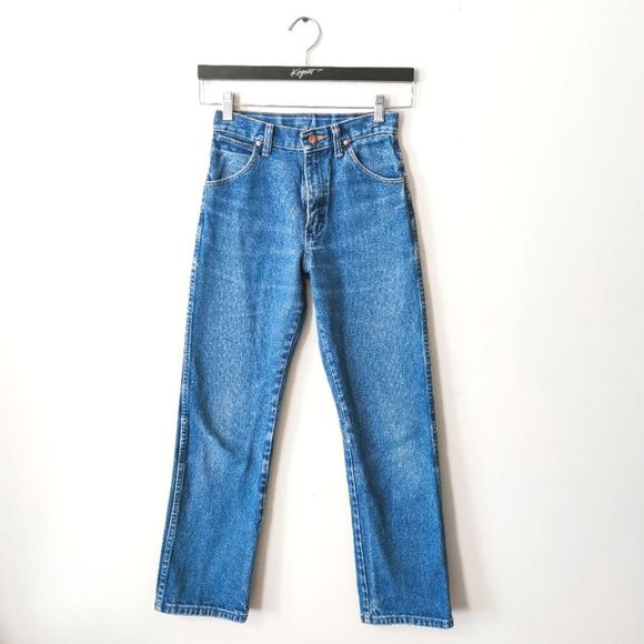 Wrangler Other - 𝅺Vintage Wrangler High waisted Slim Leg jeans